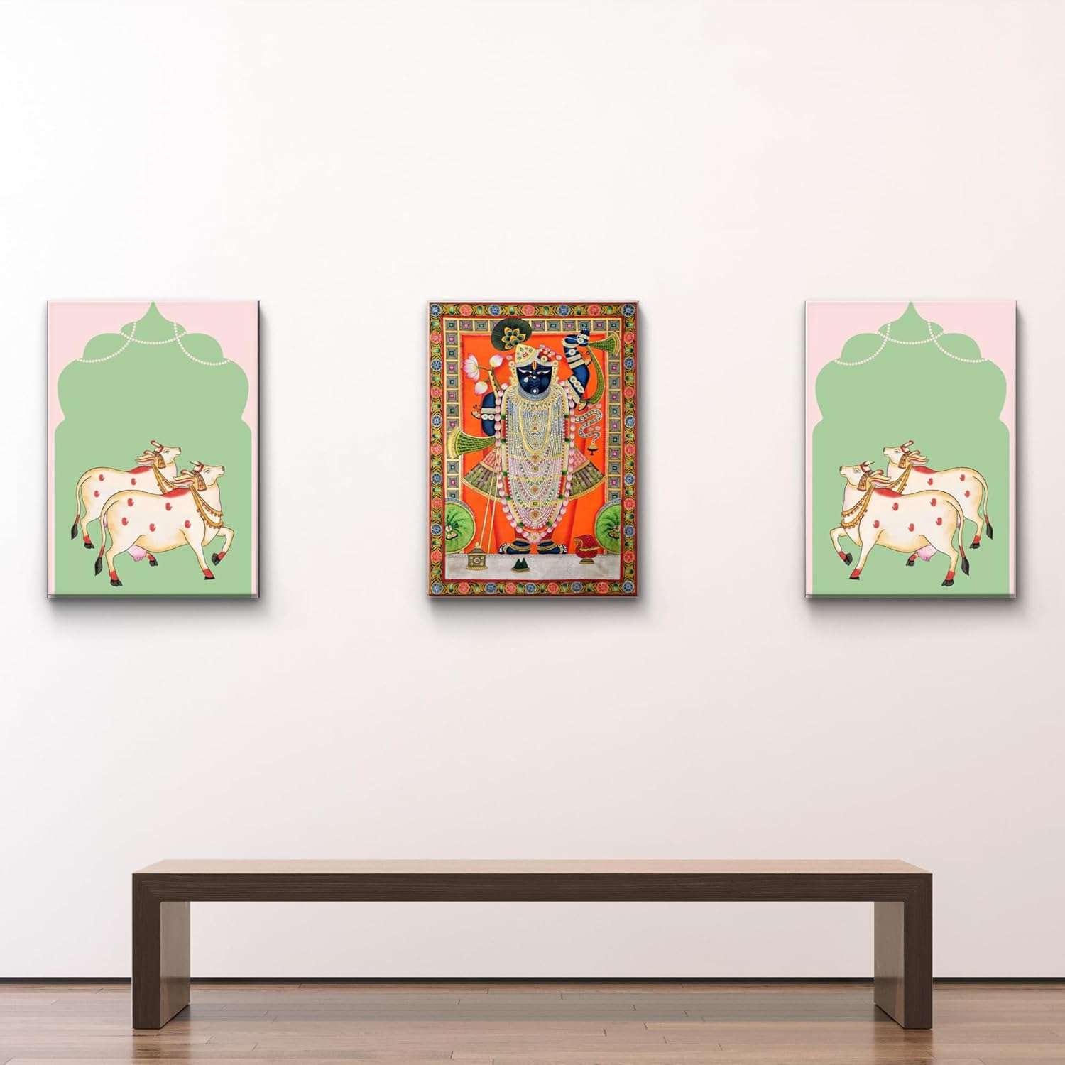 Pichwai Handmade Wall Painting - Image 4